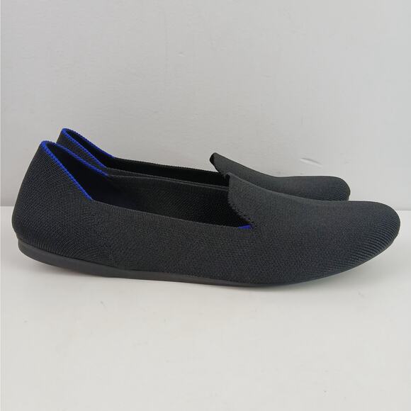 Rothy's Women's SZ 9.5 The Almond Loafer In Black Runs 1/2 Size Large - Picture 3 of 10
